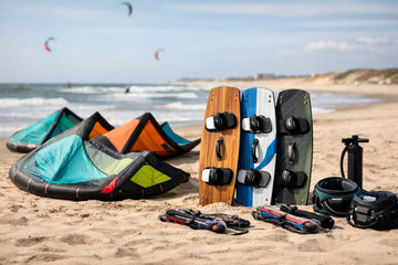 Kitesurf quiver samenstellen met voorbeeld