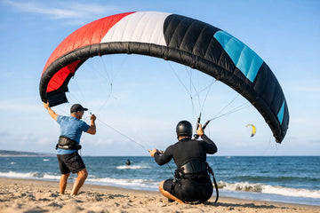 Kitesurf kite veilig landen zonder gedoe