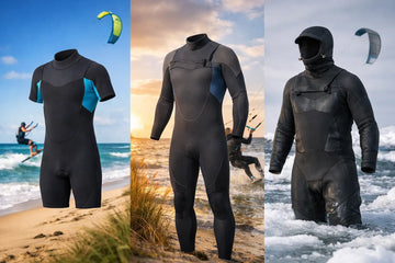 Kitesurf wetsuit kiezen voor elk Nederlands seizoen