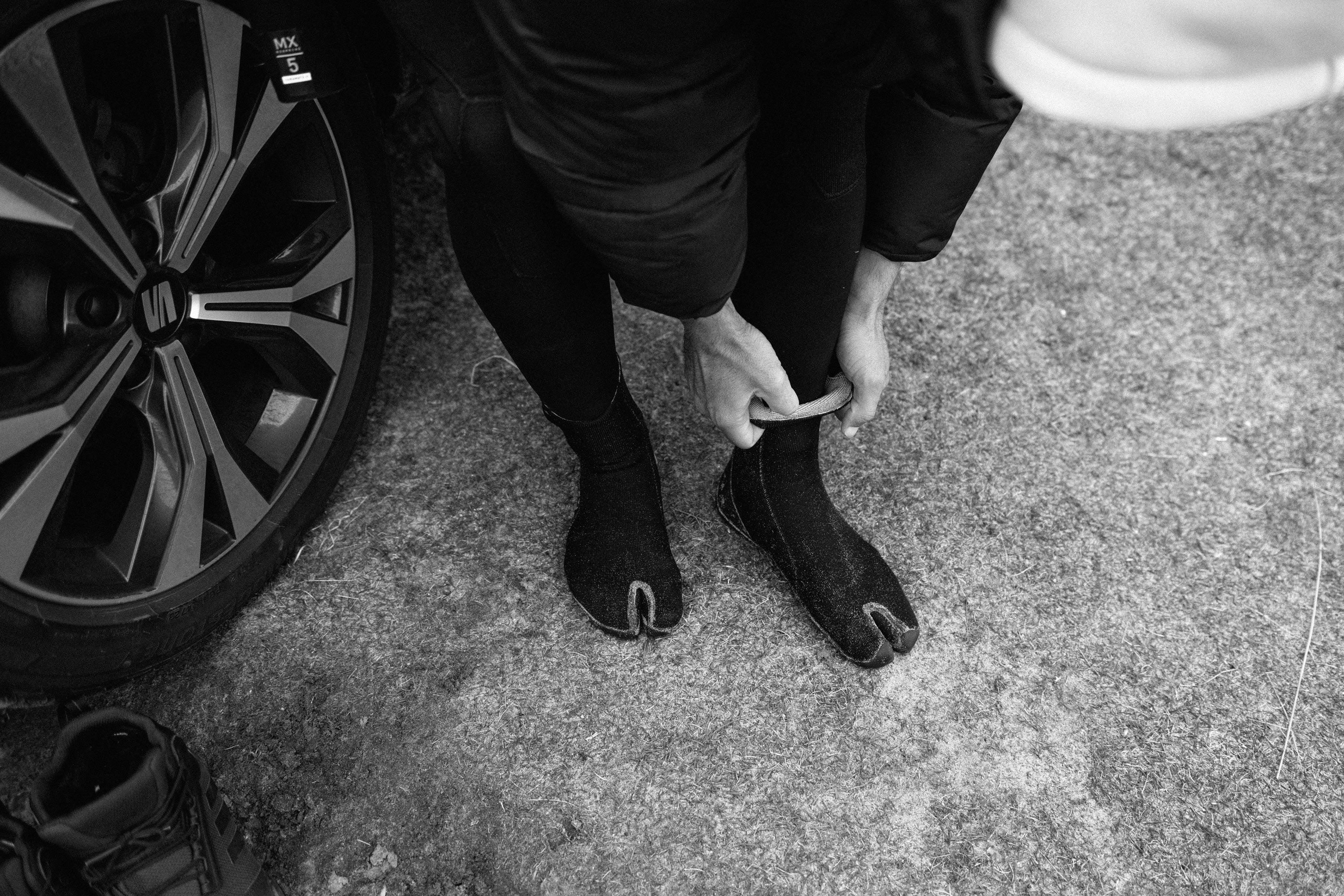 Roam Sock 3mm Split Toe | Black
