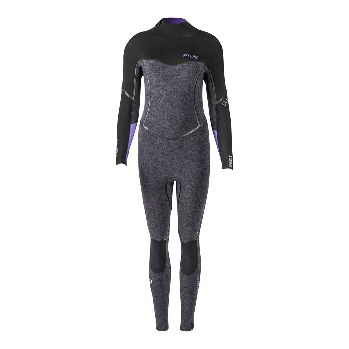 Oxygen Steamer V-zip 6/4 | Black/Lavender