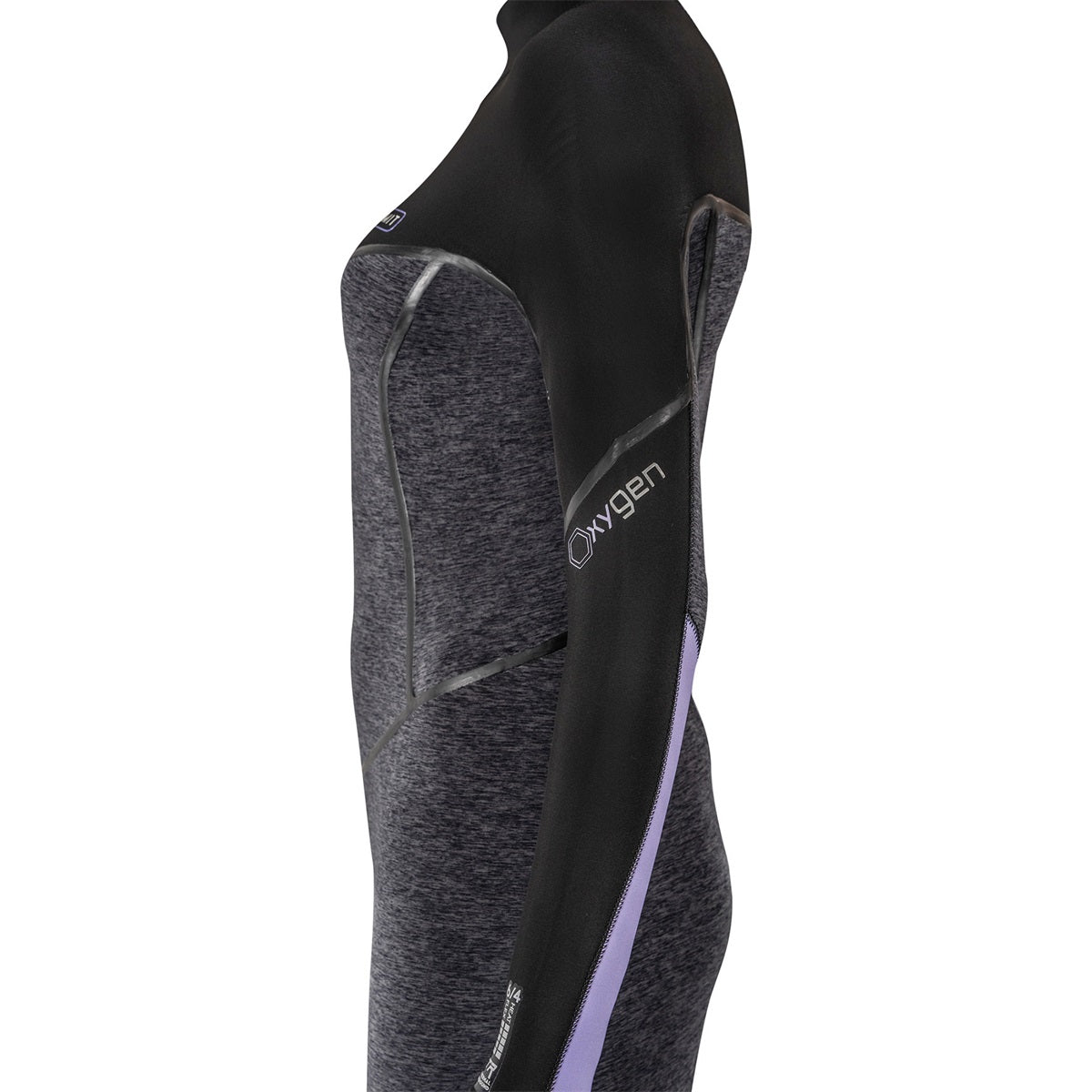 Oxygen Steamer V-zip 6/4 | Black/Lavender