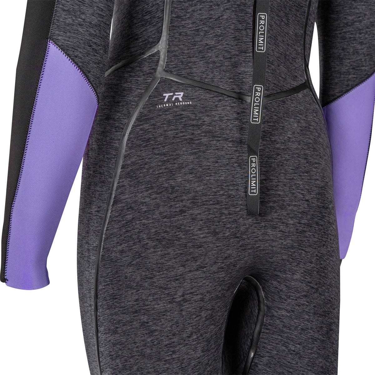 Oxygen Steamer V-zip 6/4 | Black/Lavender
