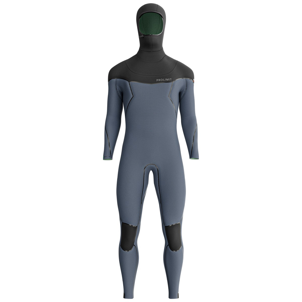 Vapor Steamer C-zip 6/4 Hooded | Black/Blue