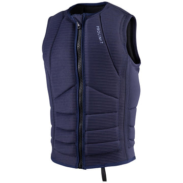 Flare Vest Full Padded Frontzip | Blue