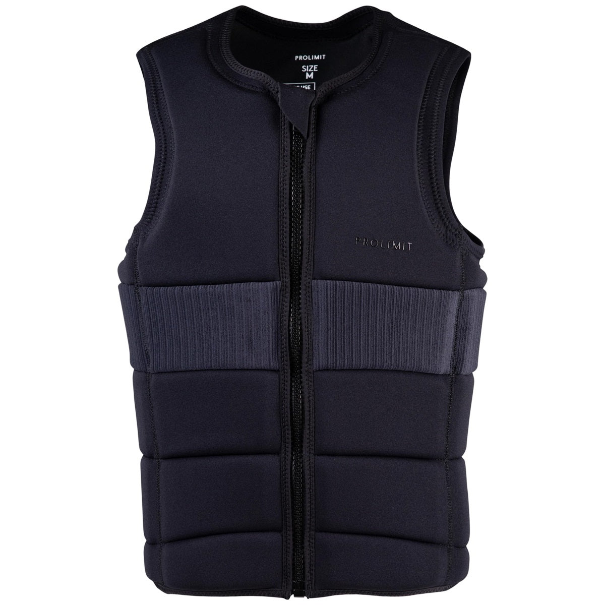 Predator Vest Full Padded Frontzip | Black