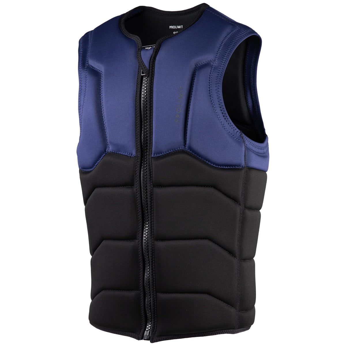 ACE Vest Full Padded Frontzip | Black/Blue