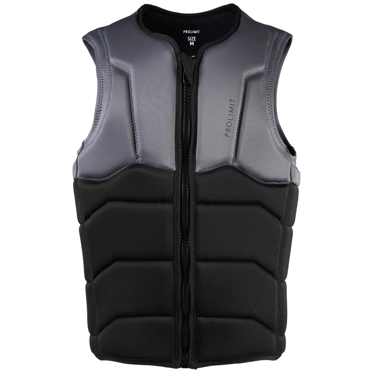 Ace Vest Full Padded Frontzip | Black/Grey