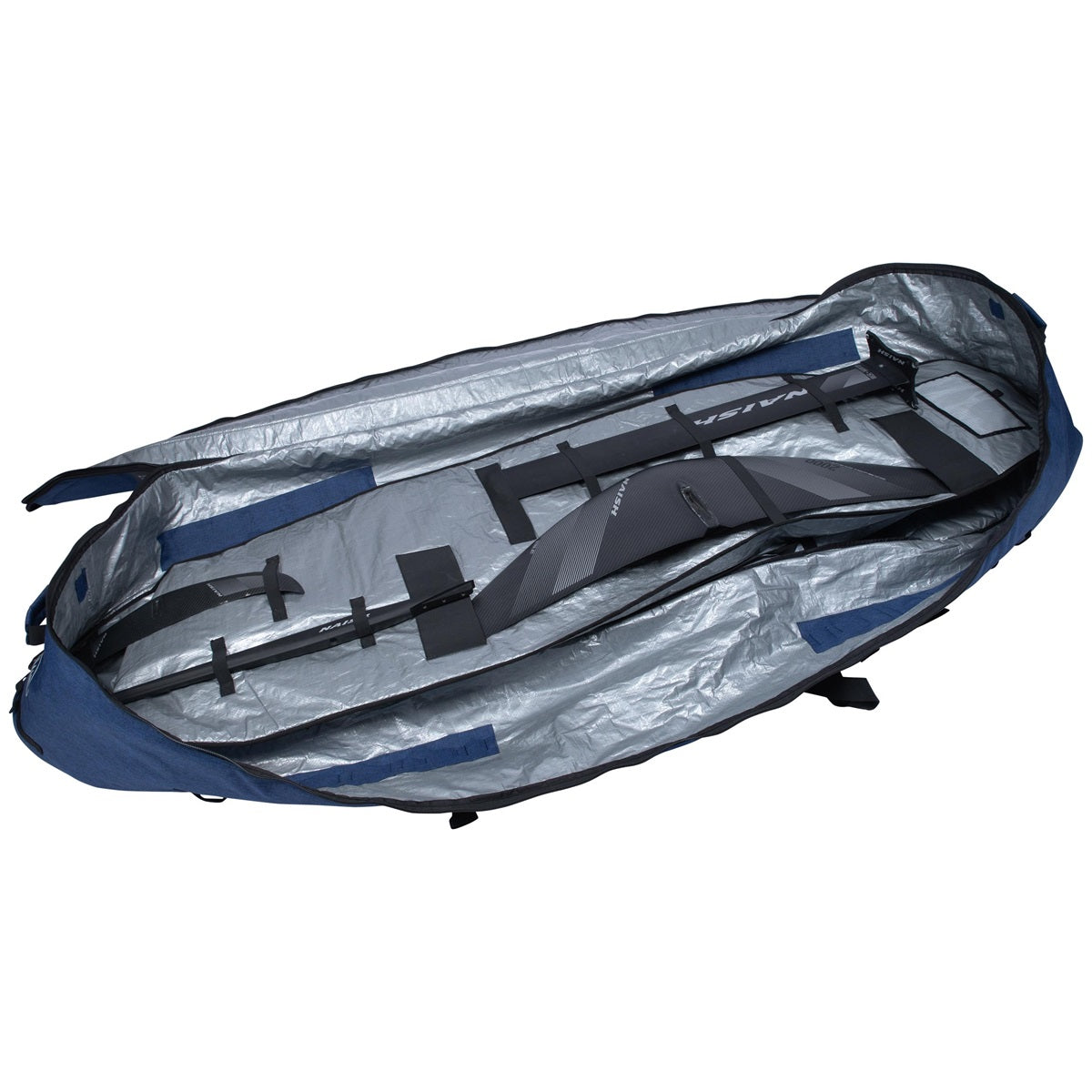 DW Foil Session Boardbag With Slider Wheels | Black Edition