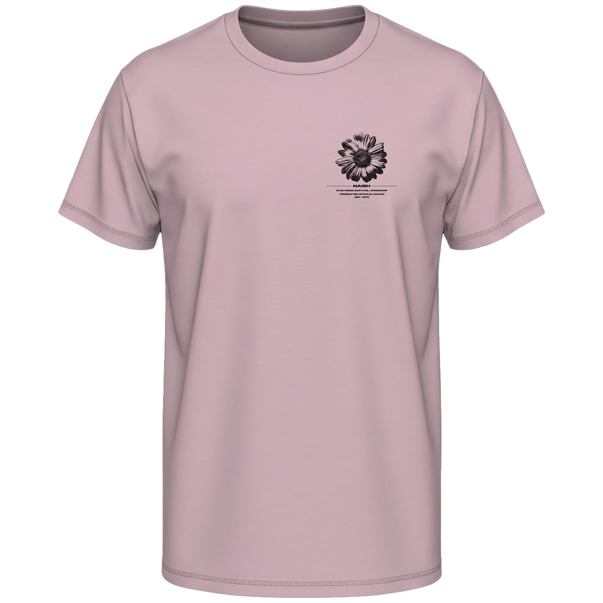 Loose Fit T-Shirt Flower Washed | Pink