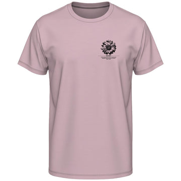 Loose Fit T-Shirt Flower Washed | Pink