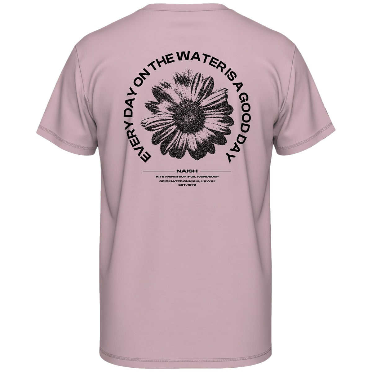 Loose Fit T-Shirt Flower Washed | Pink
