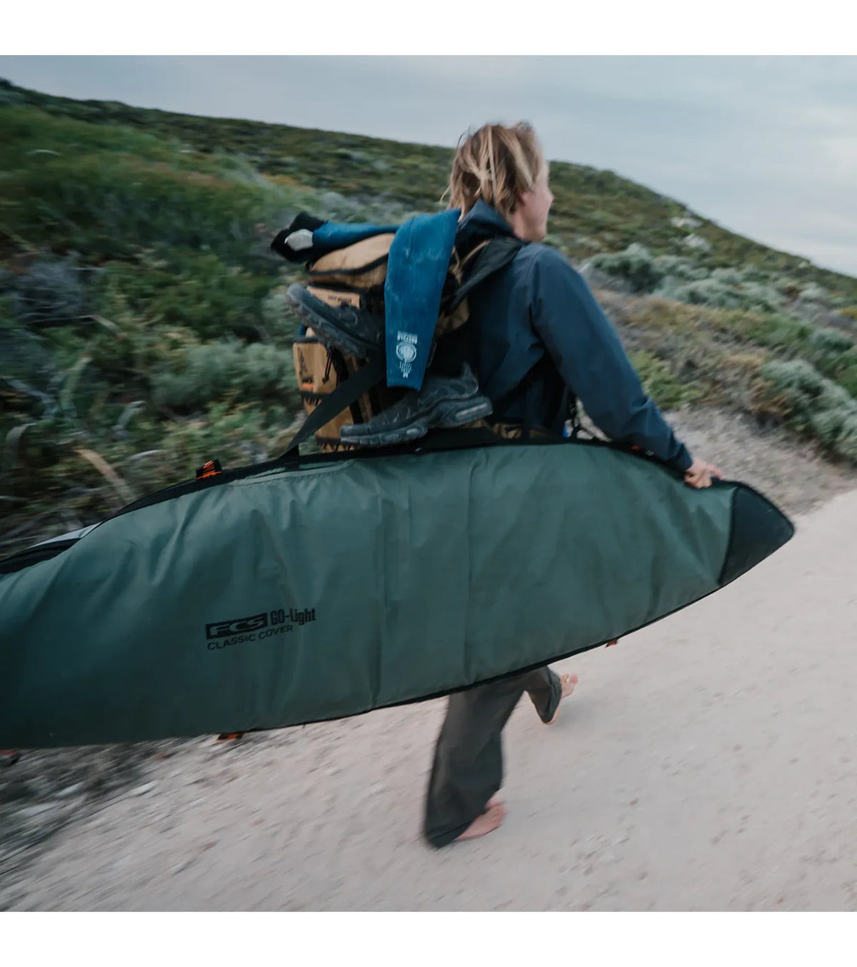 FCS Classic Cover Longboard Board Bag GO-Light