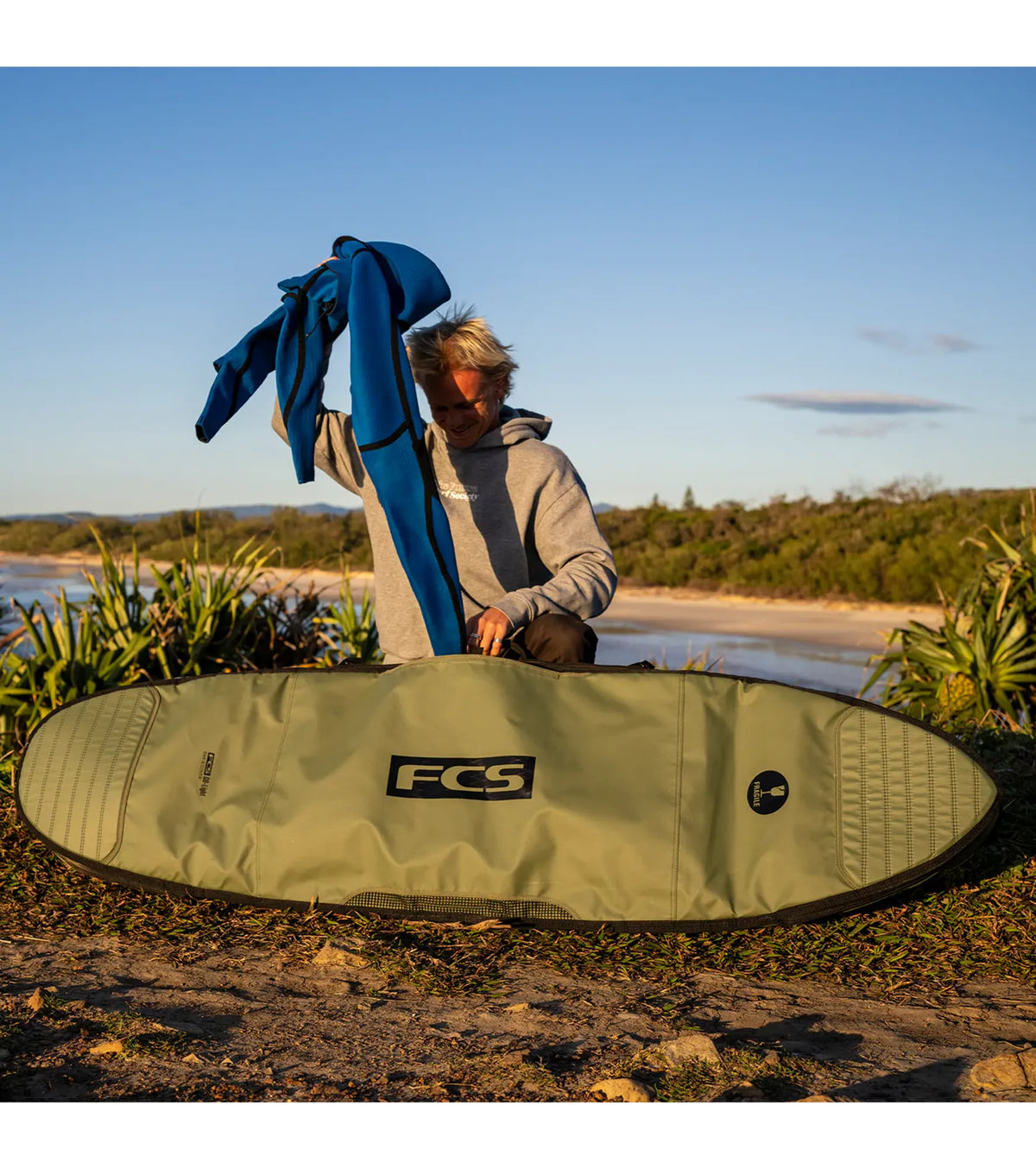 FCS Day-X Longboard Board Bag GO-Light