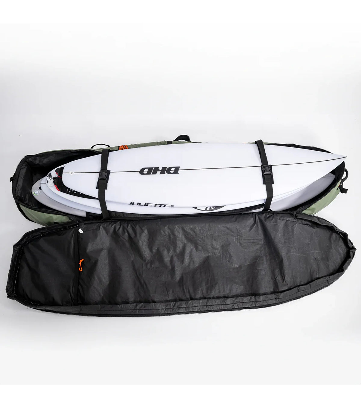 FCS Travel 3 Wheelie Shortboard / Fish Board Bag GO-Light