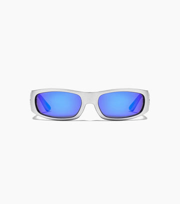 Ritual Vision - Parasite - Matte Chrome / Blue Reflective - Polarised