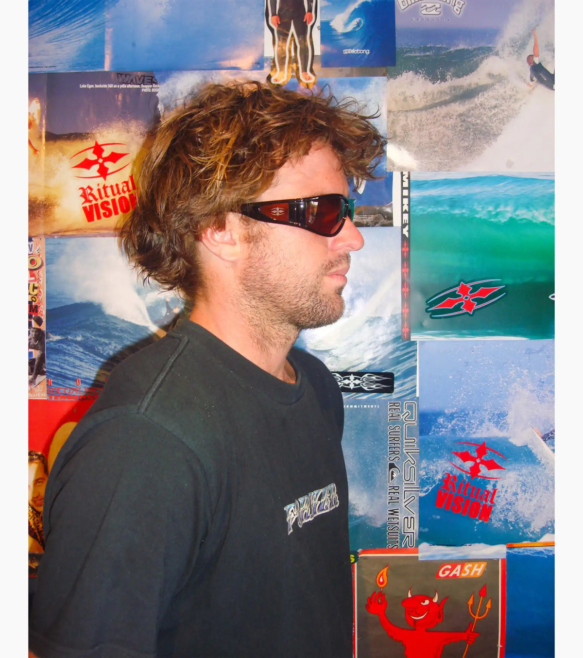 Ritual Vision - The Vacationer - Matte Black / Orange Reflective - Polarised