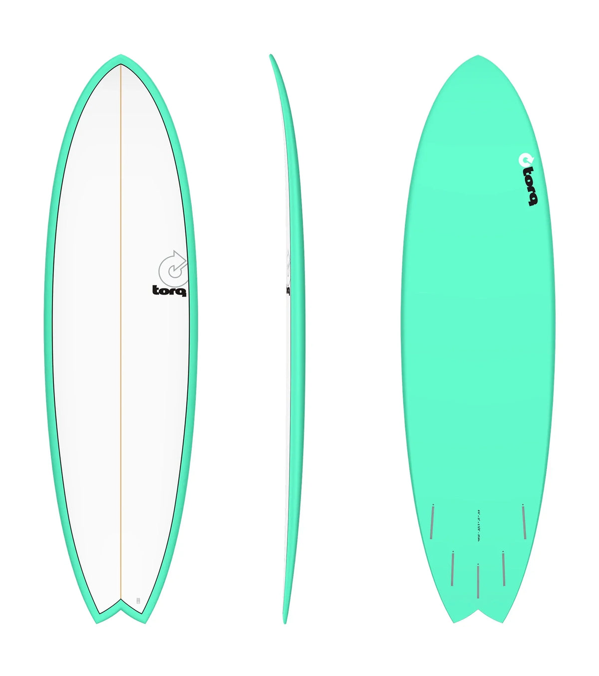 Torq Mod Fish Red Rails Torq Mod Fish TET - Futures - 5 Fin - End of Range – Surf and More