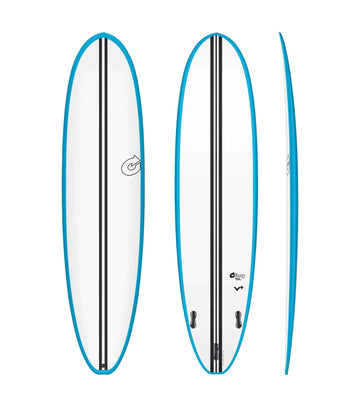 Torq V+ TEC - FCS II - 3 Fin - Blue Rail