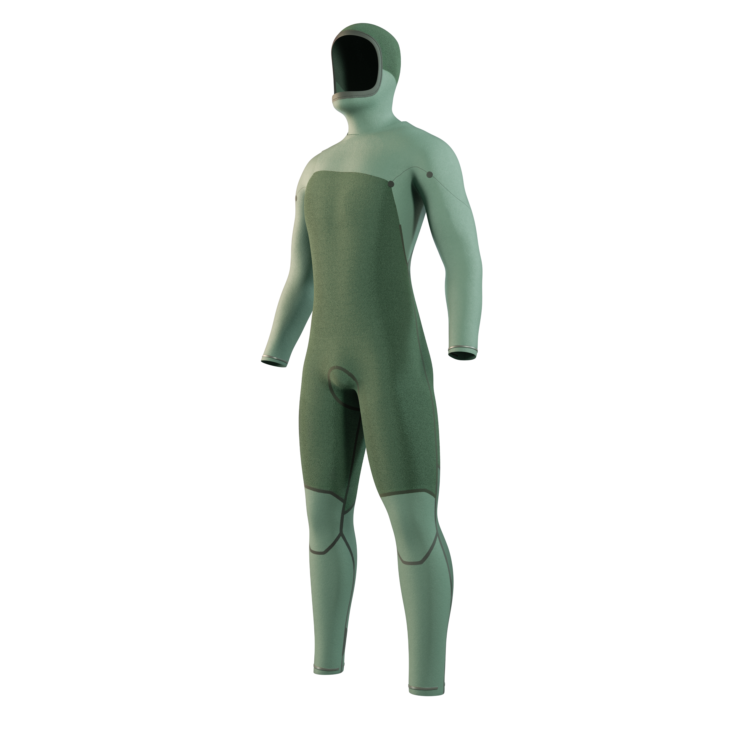 Motion Hooded Fullsuit 5/3mm Fzip | Black
