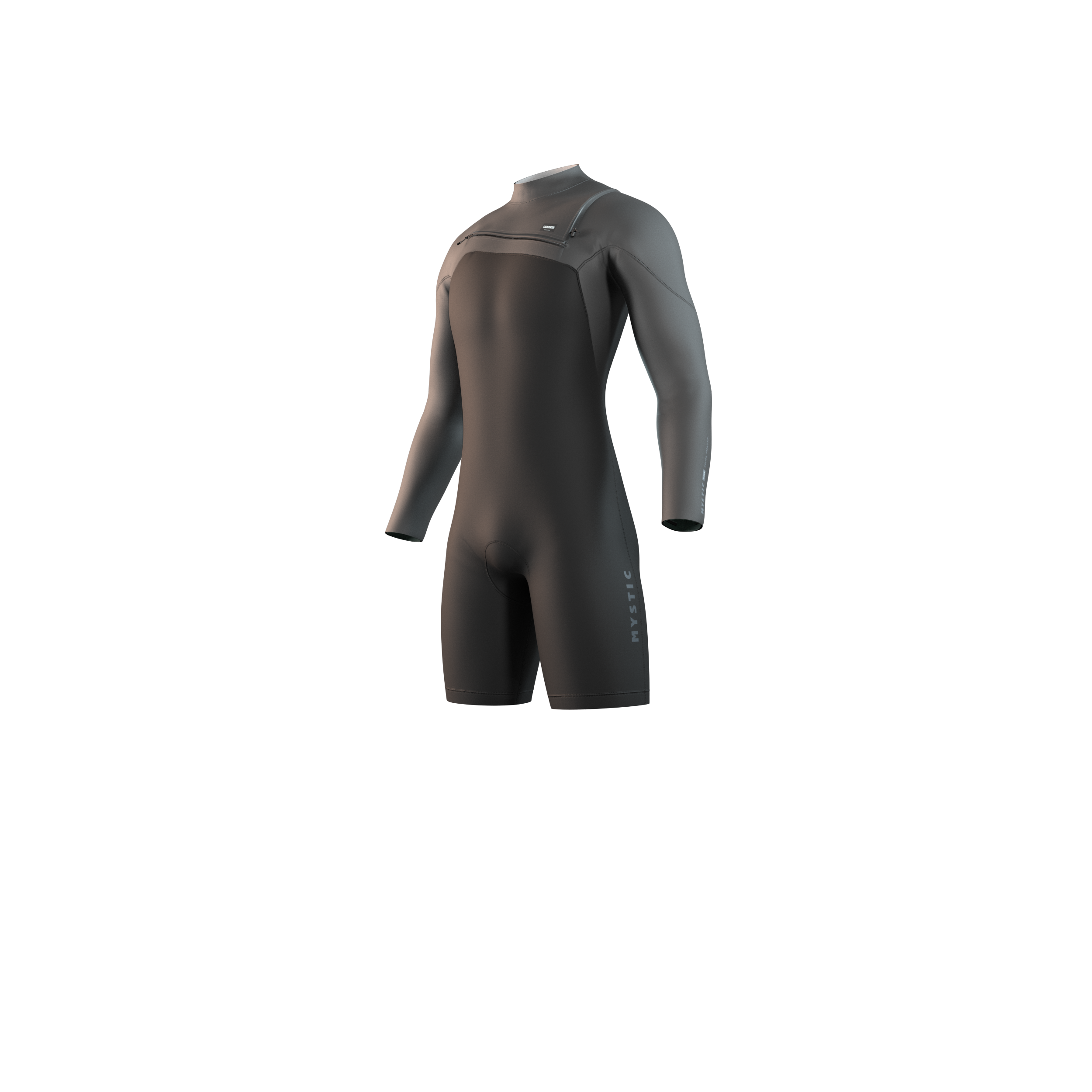 Motion Longarm Shorty 3/2mm Fzip | Black