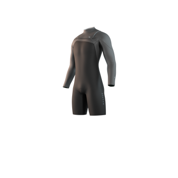Motion Longarm Shorty 3/2mm Fzip | Black