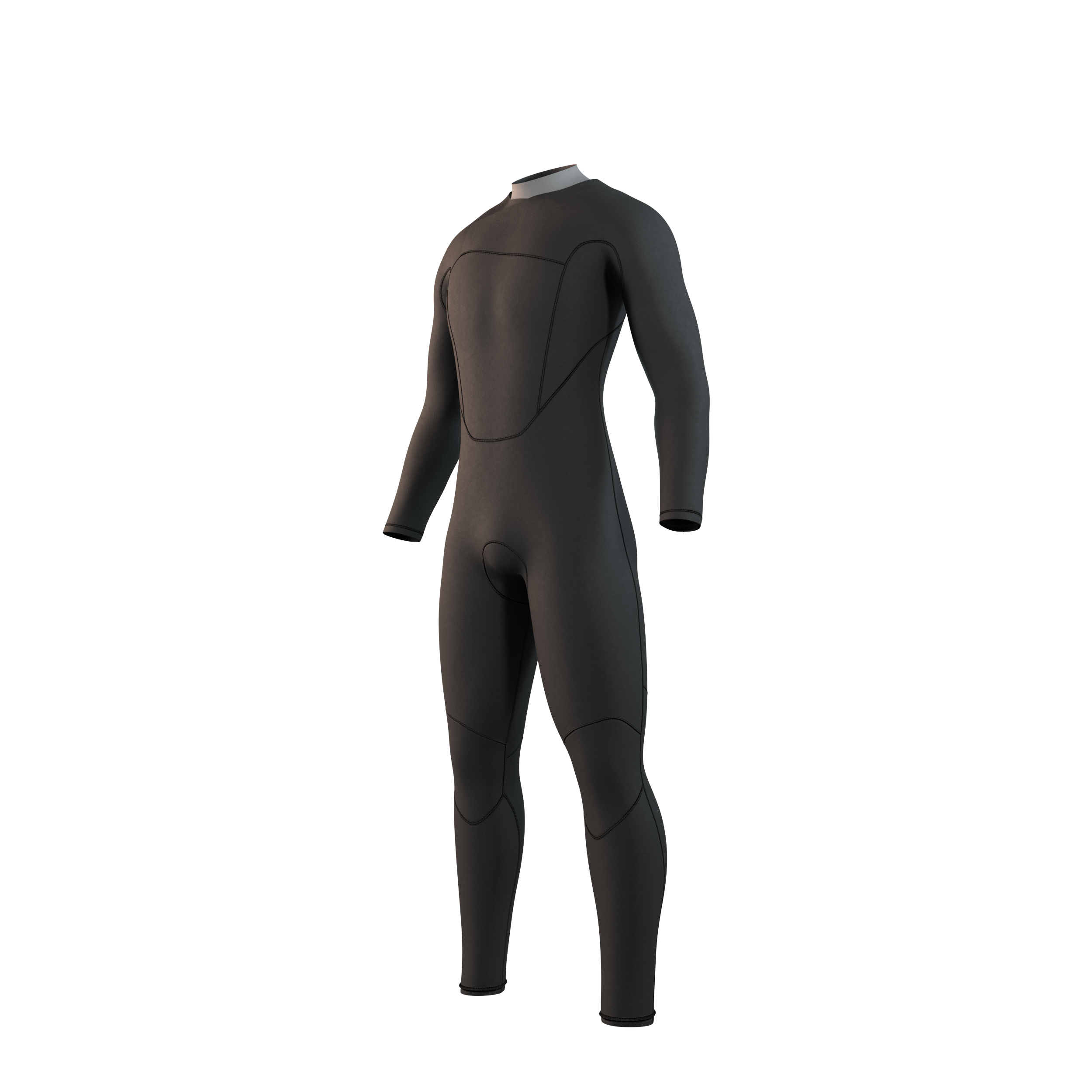 Brand Fullsuit 3/2mm Fzip Flatlock | Black