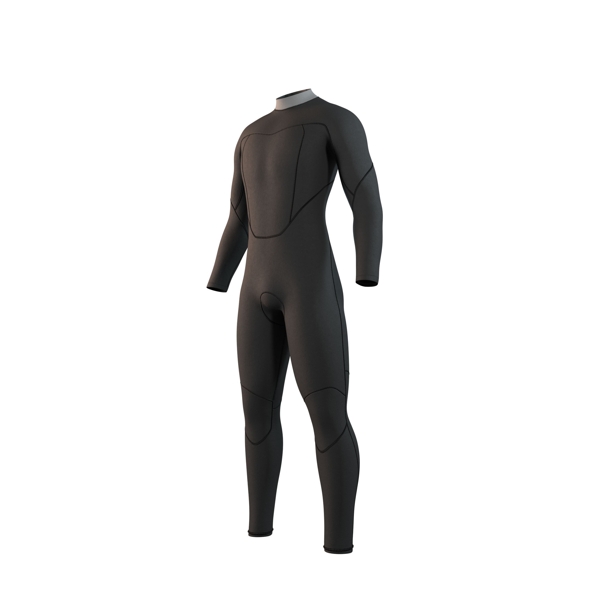 Brand Fullsuit 3/2mm Bzip Flatlock | Black