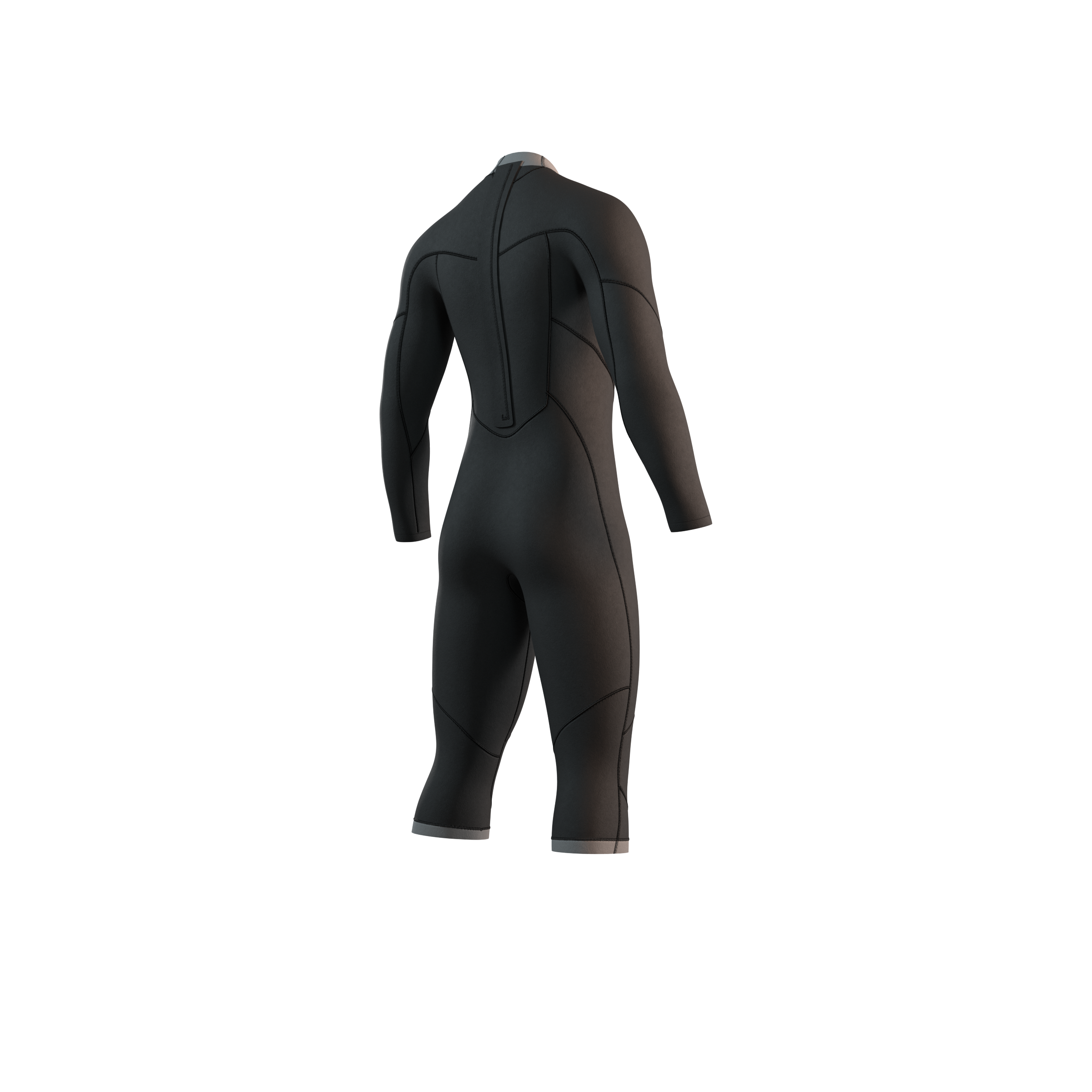 Brand Longarm Shortleg 3/2mm Bzip Flatlock | Black