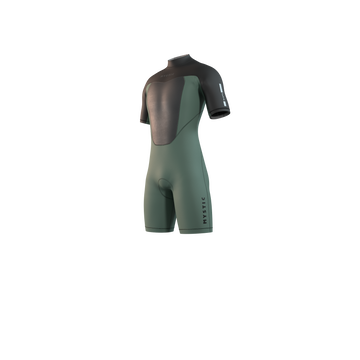 Brand Shorty 3/2mm Bzip Flatlock | Dark Olive