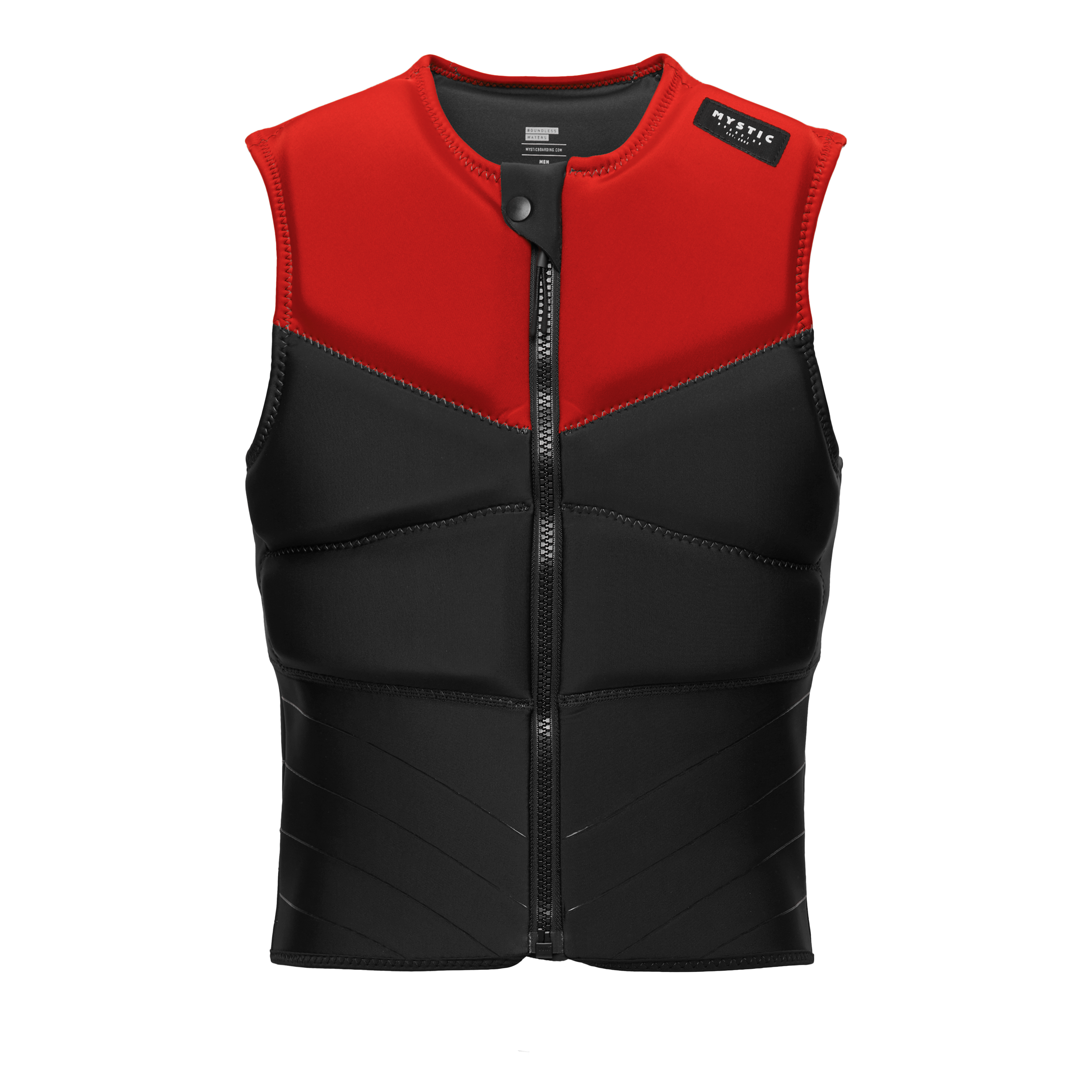 Block Impact Vest Fzip | Red