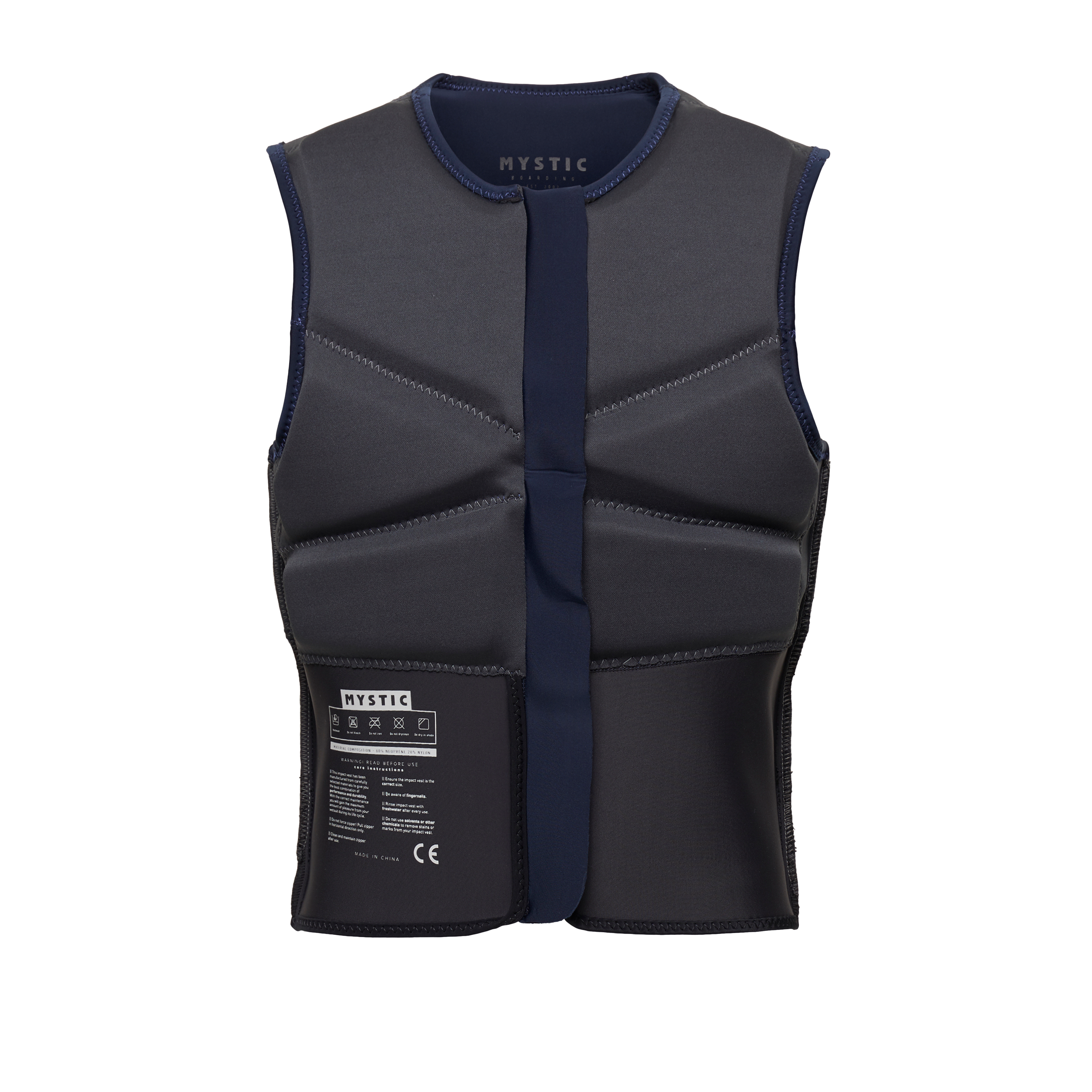 Block Impact Vest Fzip | Navy