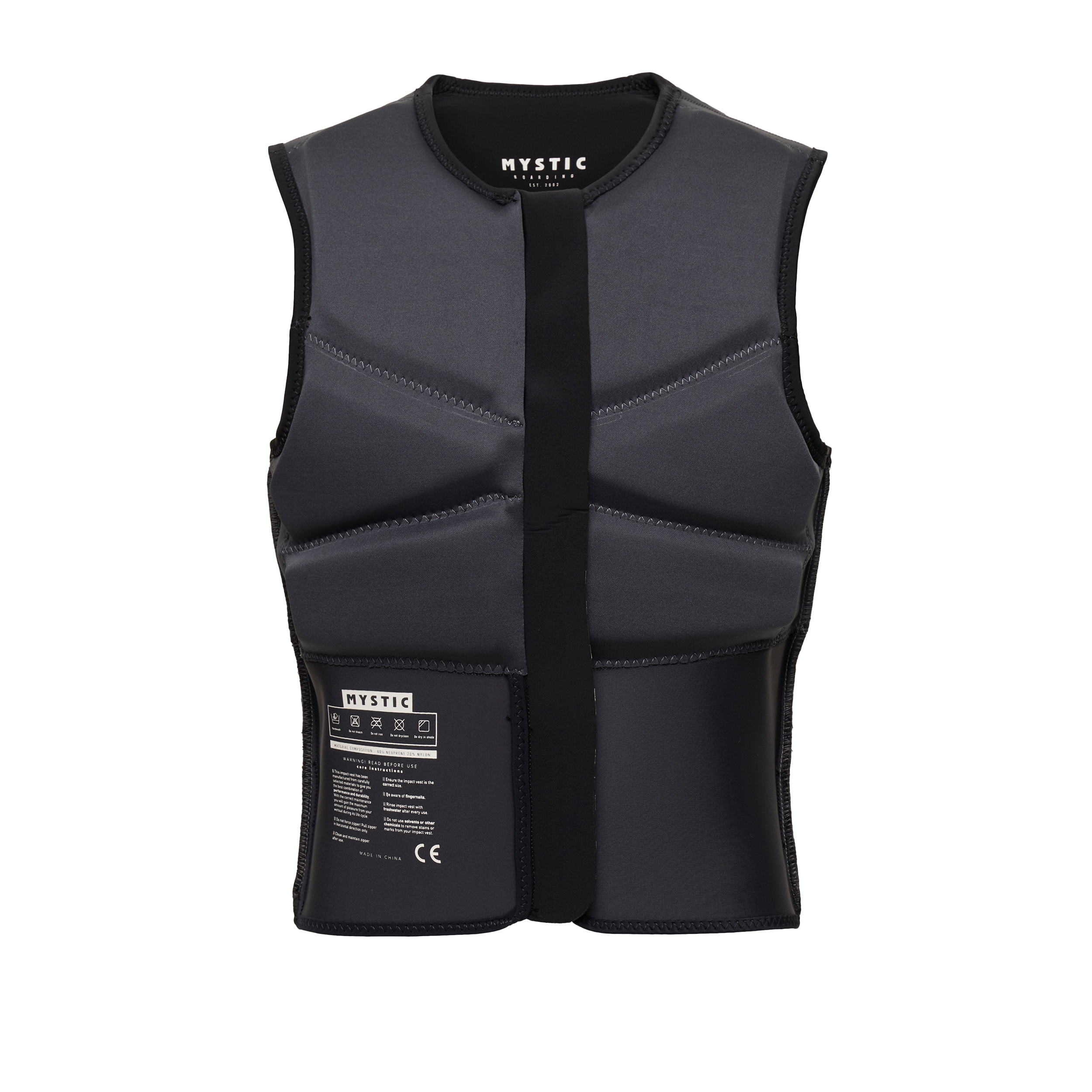 Block Impact Vest Fzip | Black