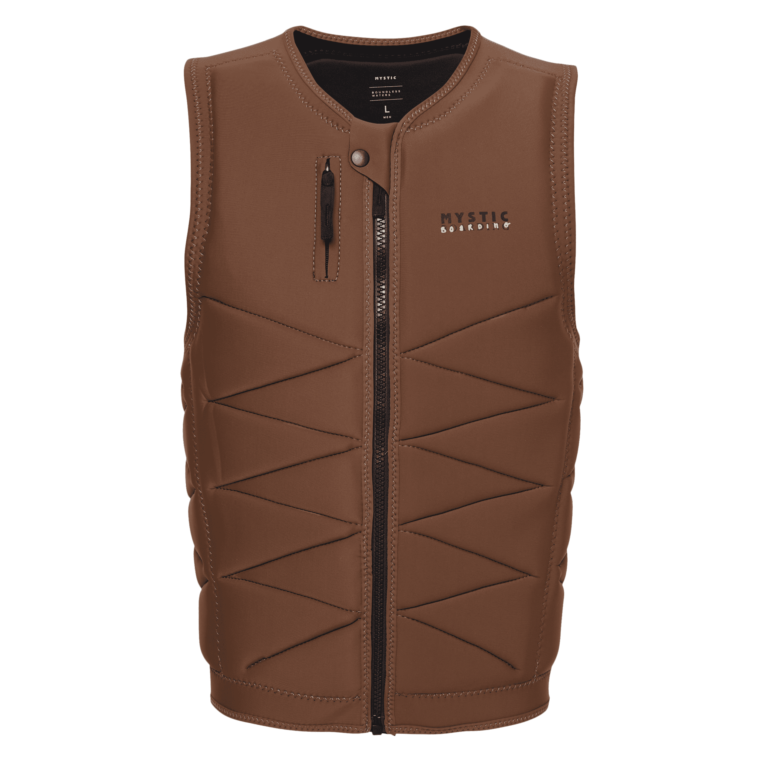 Outlaw Impact Vest Fzip Wake | Brown