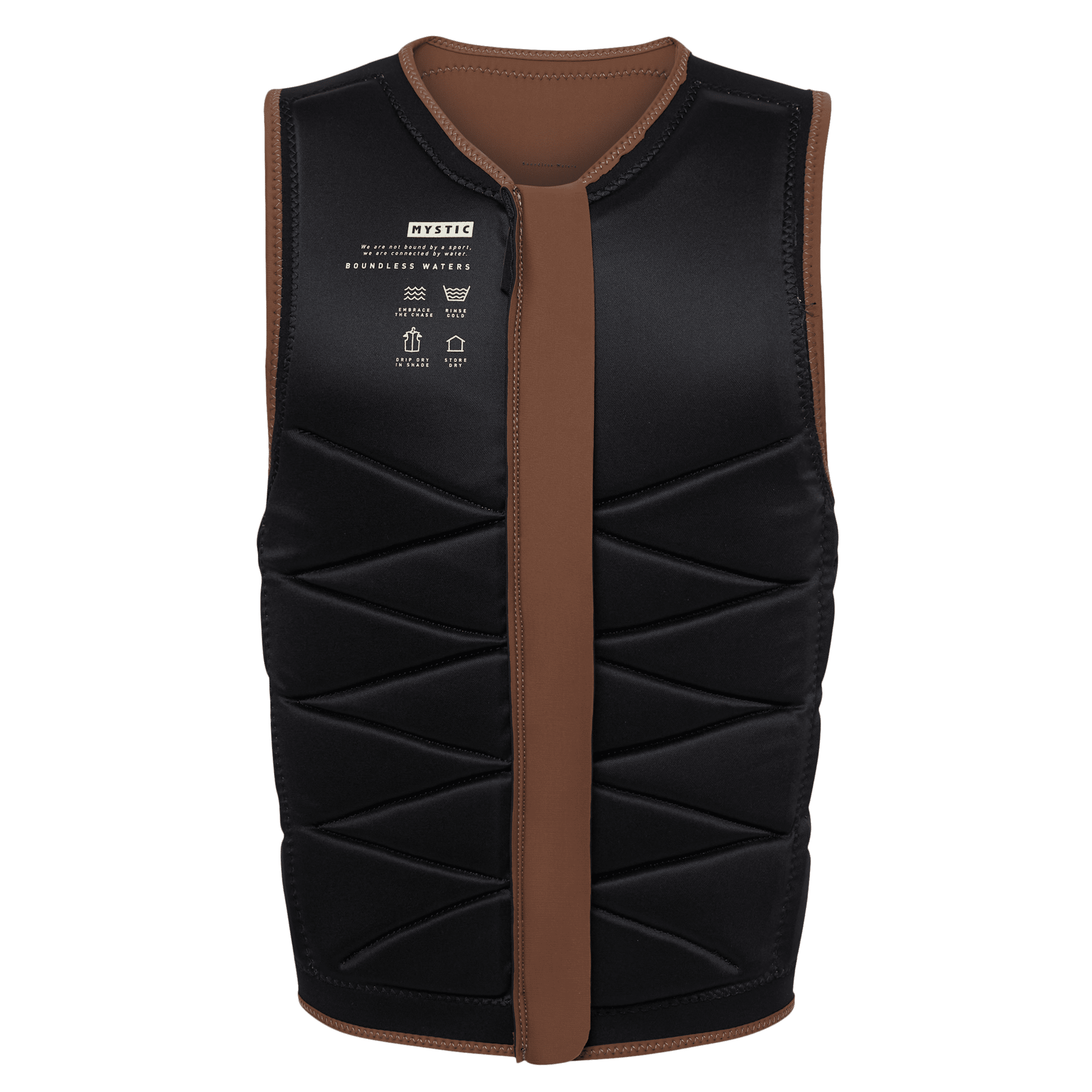 Outlaw Impact Vest Fzip Wake | Brown