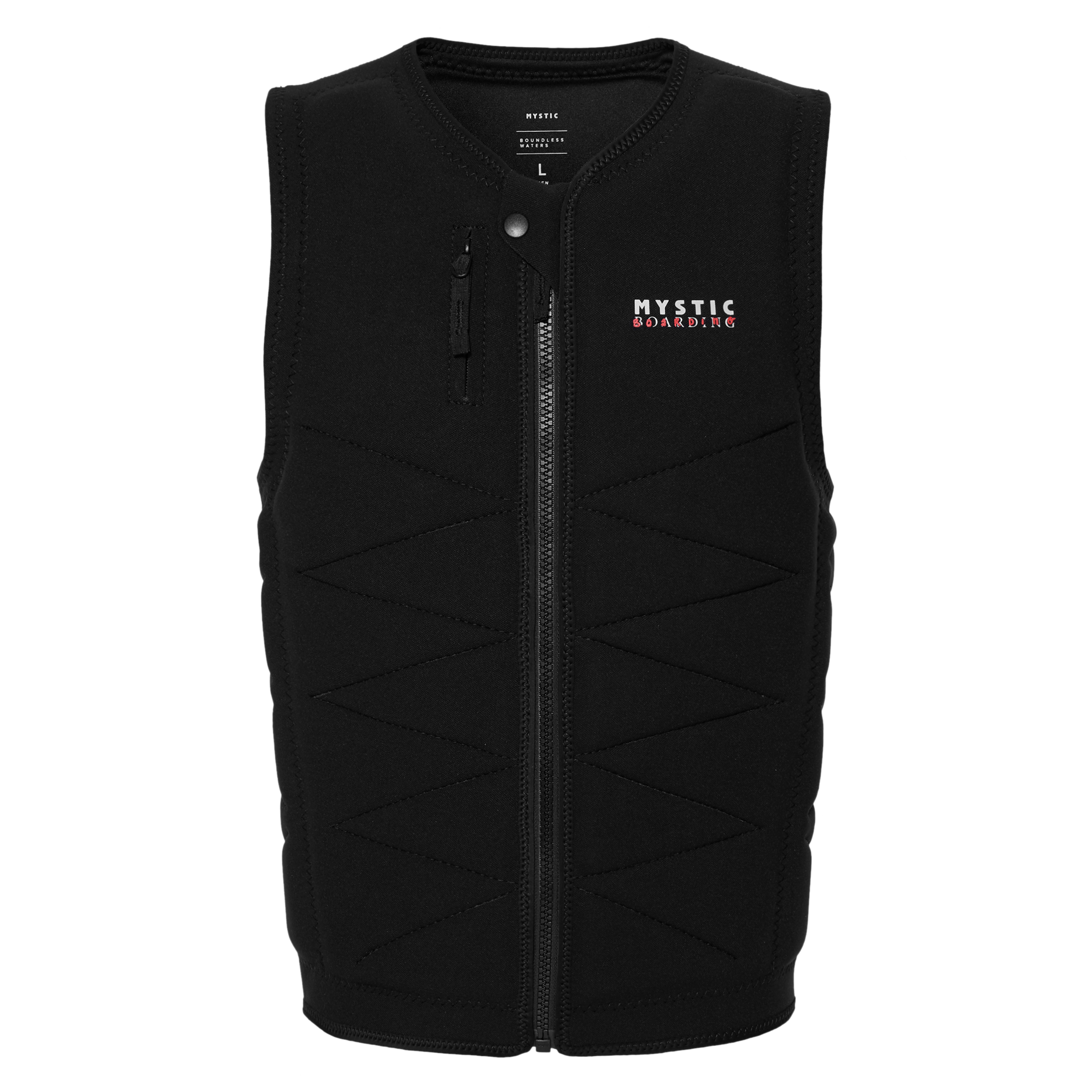 Outlaw Impact Vest Fzip Wake | Black