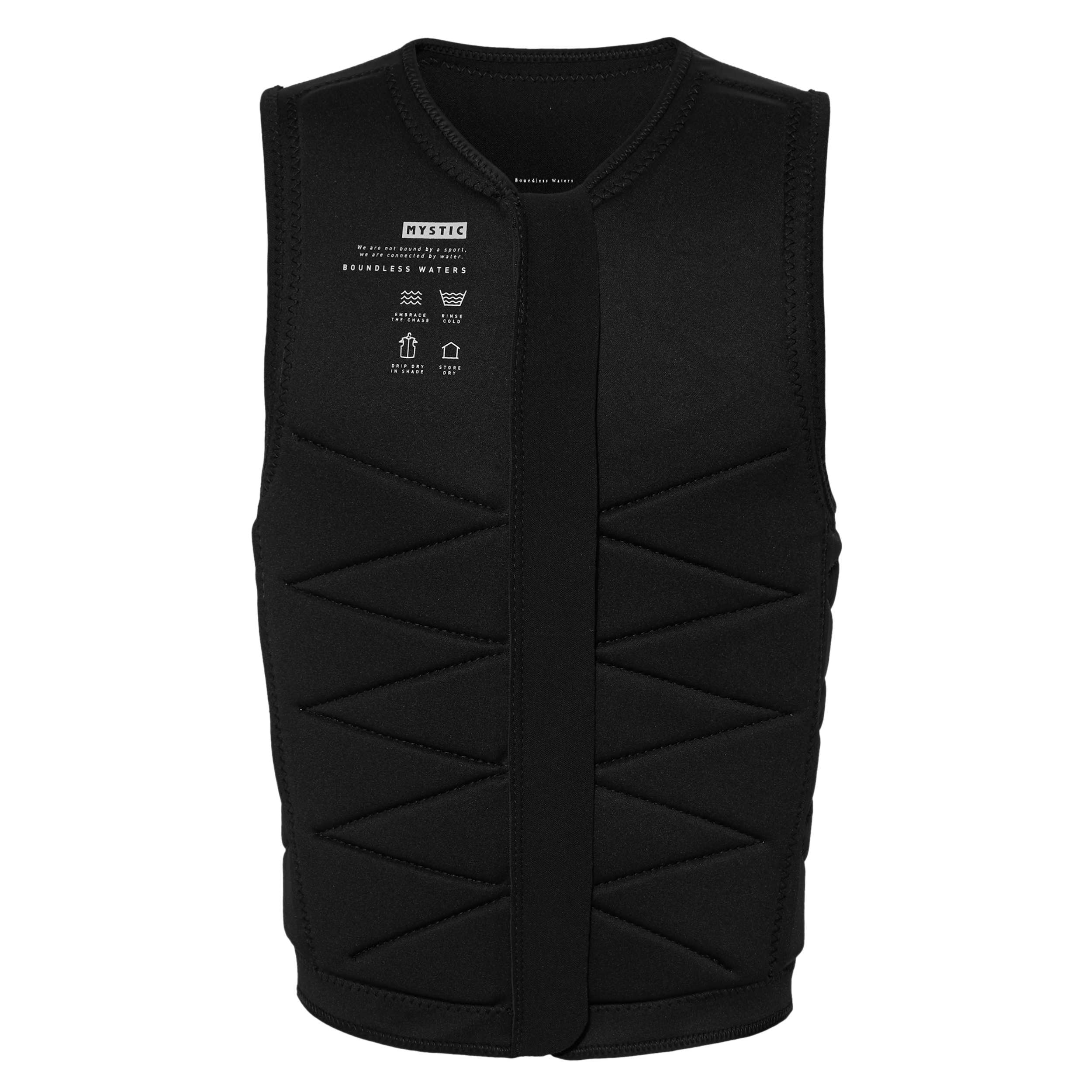 Outlaw Impact Vest Fzip Wake | Black