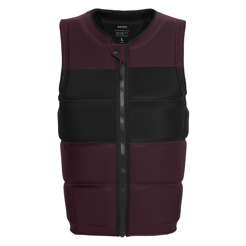 Peacock Impact Vest Fzip Wake | Oxblood Red