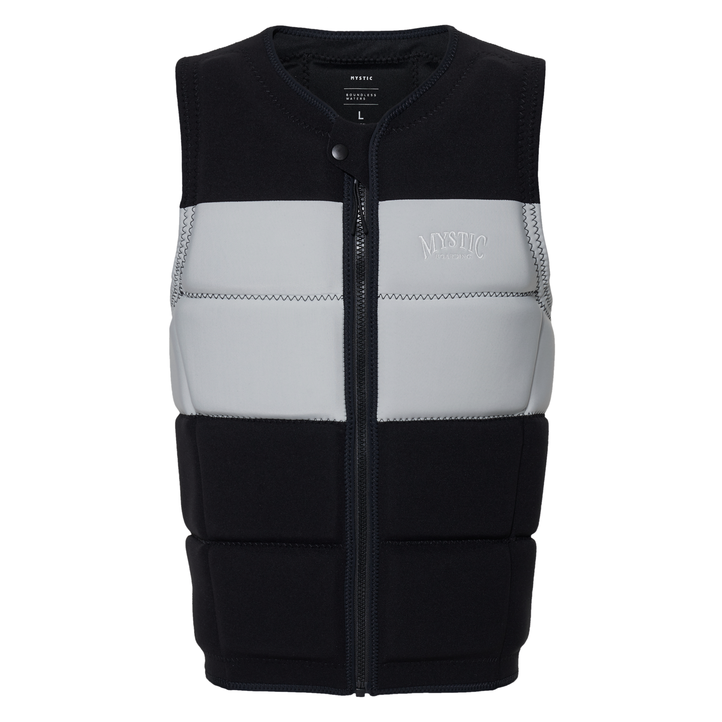 Peacock Impact Vest Fzip Wake | Black White