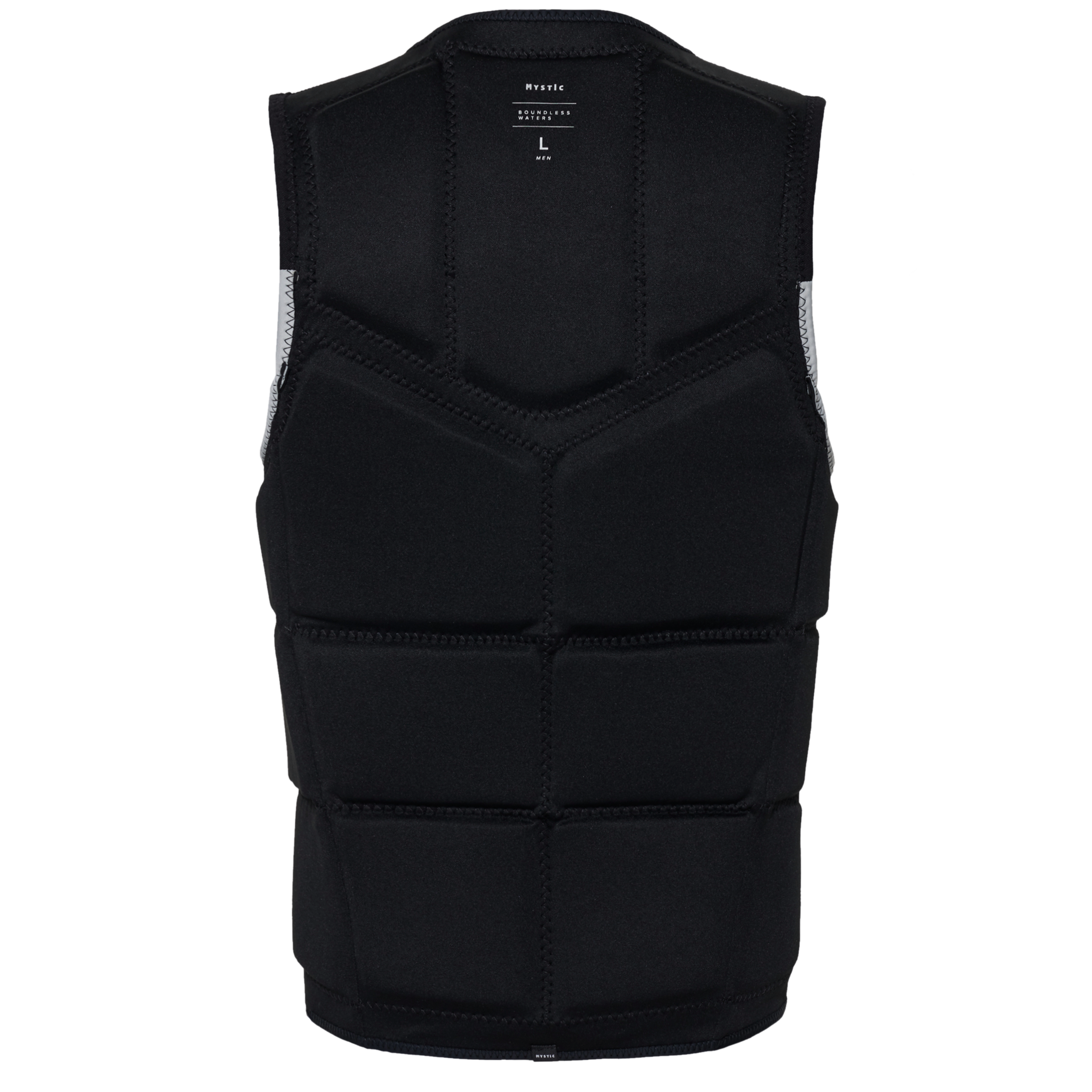 Peacock Impact Vest Fzip Wake | Black White