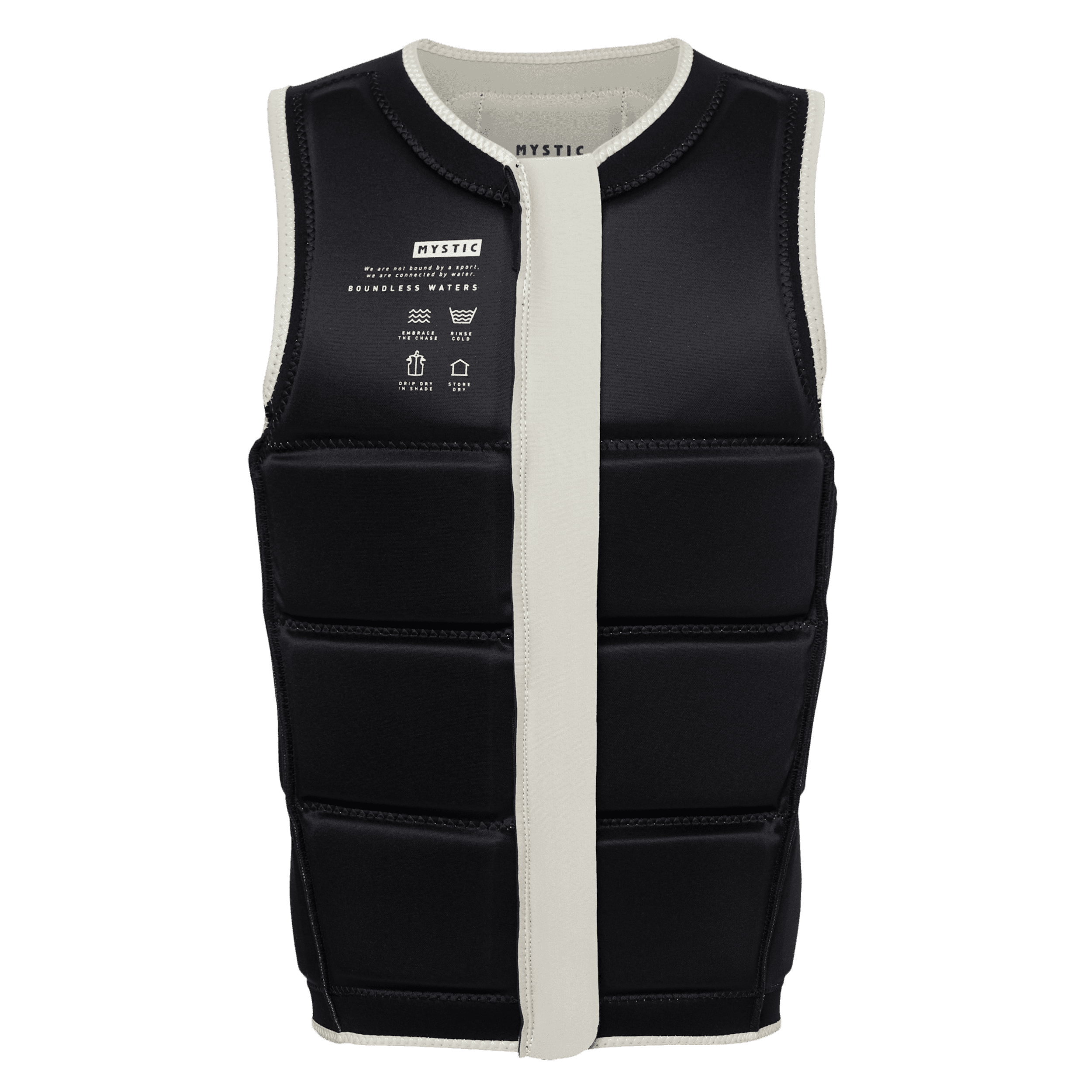 Star Impact Vest Fzip Wake | Dirty White