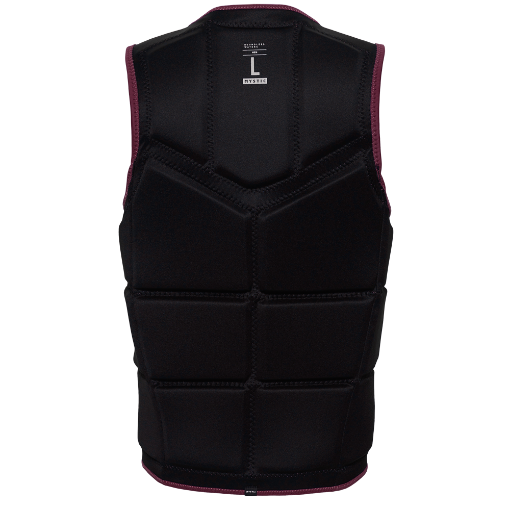 Star Impact Vest Fzip Wake | Oxblood Red