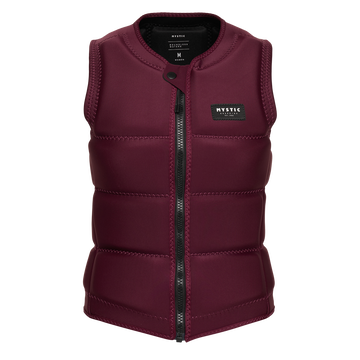 Star Impact Vest Fzip Wake Women | Oxblood Red