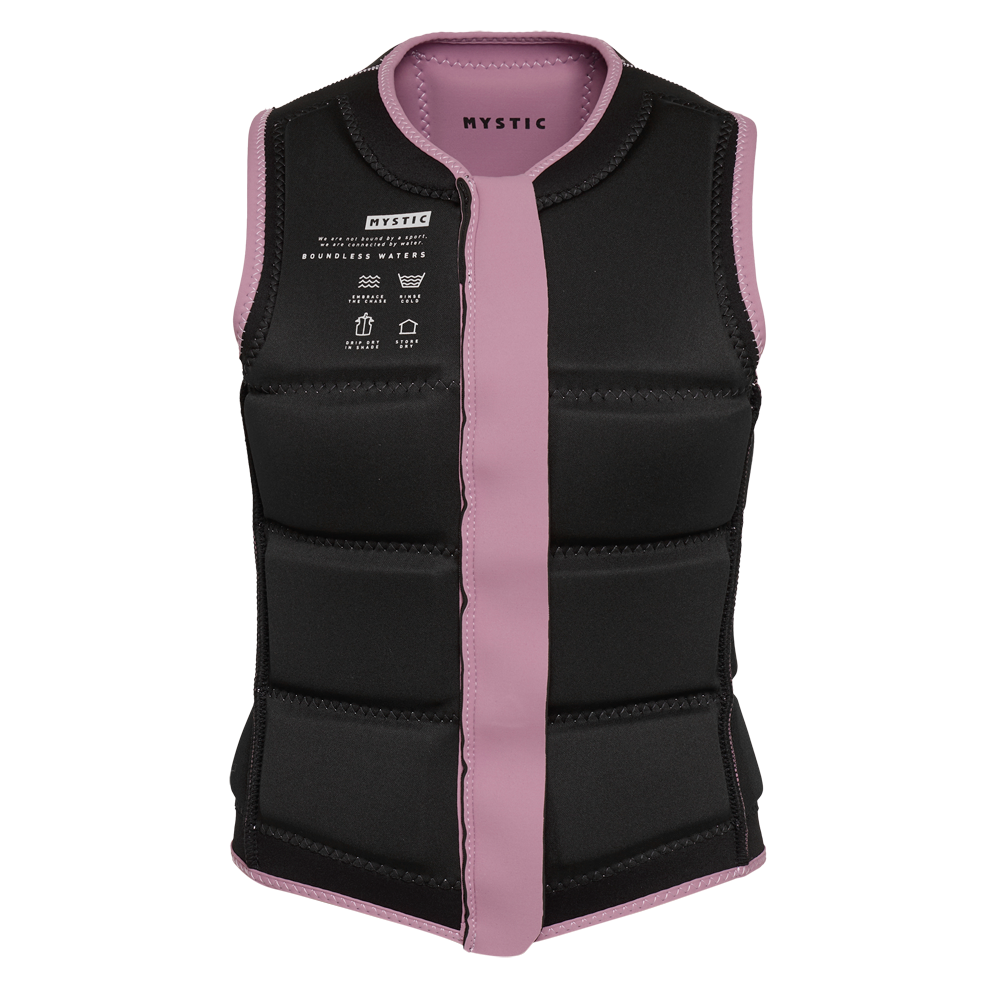 Star Impact Vest Fzip Wake Women | Rosewood
