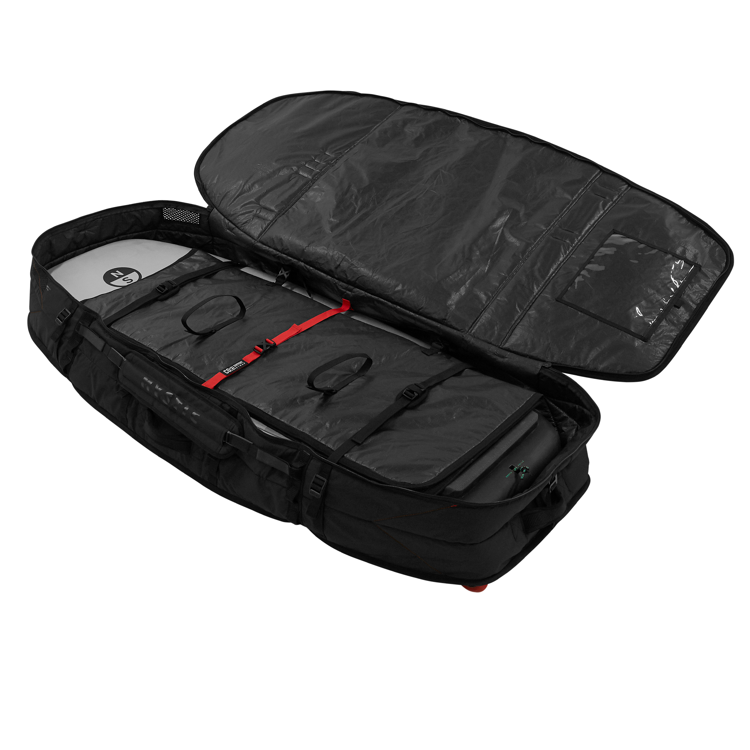 Saga Foil Boardbag | Black